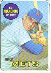 1969 Topps Baseball Cards      381     Ed Kranepool